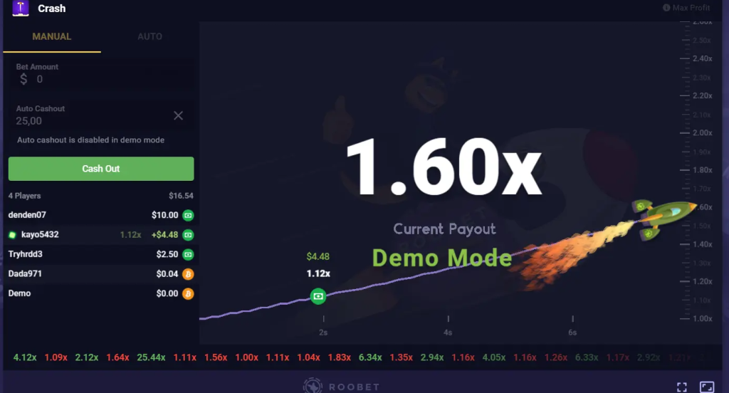 roobet crash gambling